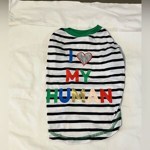 TOP PAW "I Heart My Human" Dog Tee - Medium
